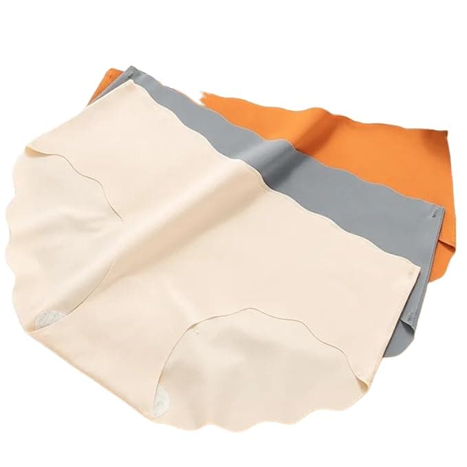 ayushicreationaNo Show Seamless Briefs Cotton Underwear for Women Seamless Panties, Women Bikini Underwear, Breathable Ladies Panties, Invisible Panties, Undies for Women.