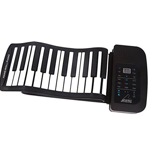 SOUND HOUSE 578 KONIX 61 Key MIDI Keyboard Electronic Roll Up Piano PA61 with Battery