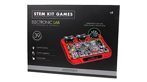 Juguetronica | Electronic Lab, STEM - Educational Electronic Kit Girls and Boys