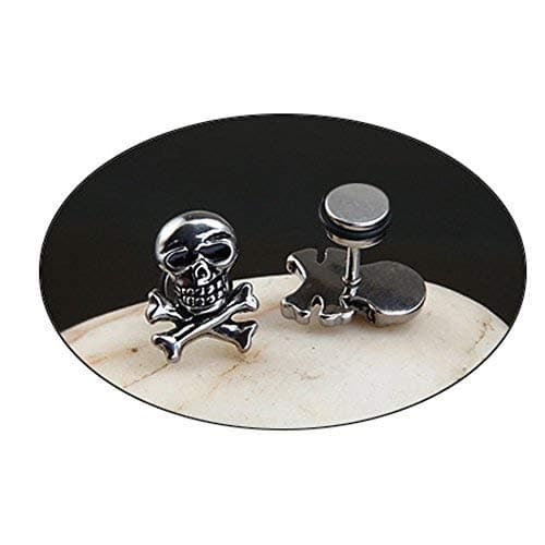 suchadaluckyshop 1pc Men Women Skull Ear Stud Earring Fashion Personality Jewelry Gift New