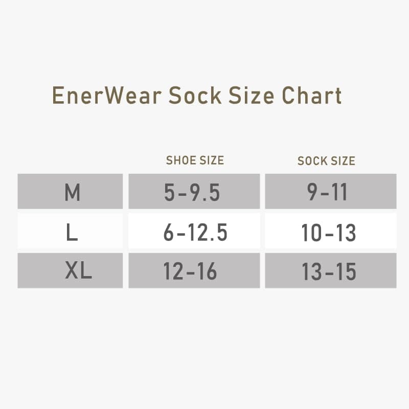 EnerWear 6P Pack Men's Cotton Moisture Wicking Heavy Cushion Crew Socks
