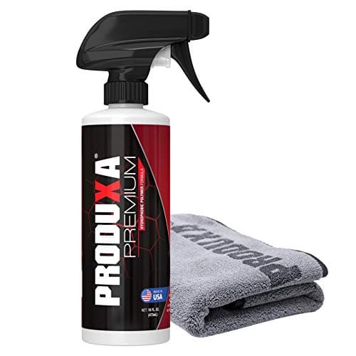 PRODUXA Premium Super Gloss & Ultra Hydrophobic Shine Spray: Revolutionary Paint Polish & Sealer | Multi-Surface Top Coat for Car, Bike & Boat | Applies in Minutes, Long Lasting & Streak-Free | 1 KIT