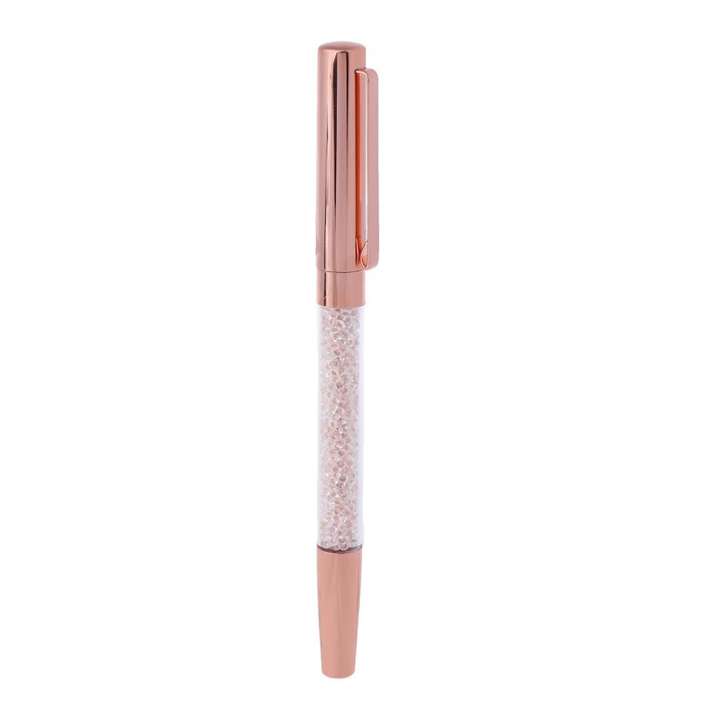 EcLife Rhinestone Signature Pen Diamond Ball Point Pens Stationery Office Supplies Gift