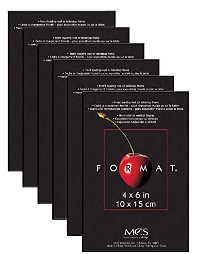 MCSIndustries 4 by 6-Inch Format Frames, 6-Pack