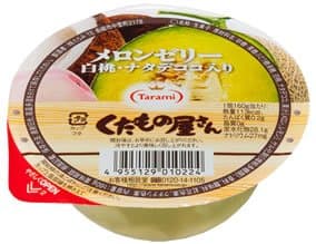 Tarami fruit shop melon jelly white peach, nata de coco containing 160g X 6 pieces