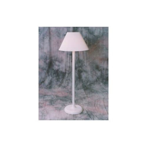 Outdoor Lamp Company110W Traditional Shade Lamp-White, 55" Tall