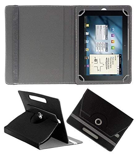 Hello Zone with Free Sim Adapter Kit Aimax Neosky 7 360� Rotating 7� Inch Flip Case Cover Book Cover -Black