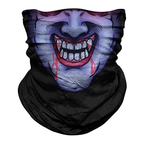 Seamless Neck Gaiter Shield Scarf Bandana Face Mask Seamless UV Protection for Motorcycle Cycling Riding Running Headbands