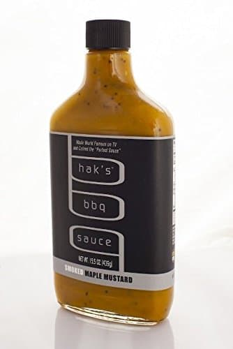 Haks BBQ Smoked Maple Mustard Flavor Sauce44; 6 pack