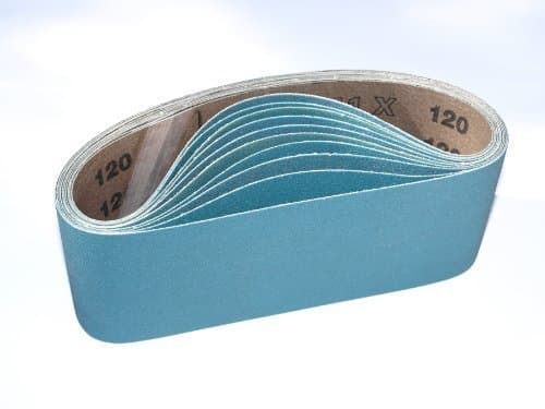 75 x 457mm Sanding Belts Zirconia (Qty 5 BELTS) 80g Highest Quality STARCKE to fit all 75x457mm Belt Sander