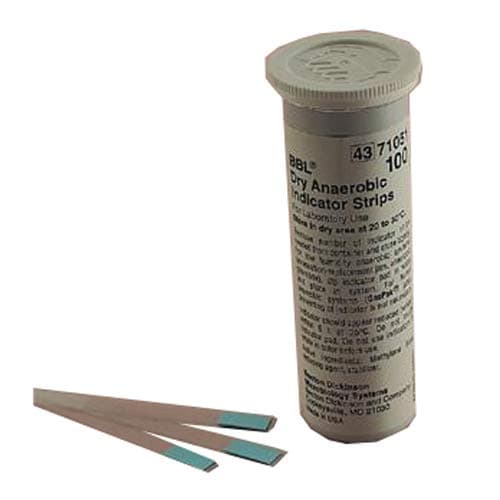 271051 GasPak Dry Anaerobic Indicator Strip (Pack of 100)