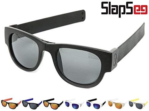 The Originals!! SlapSee Pro Folding Stay On Sunglasses with Polarized lens
