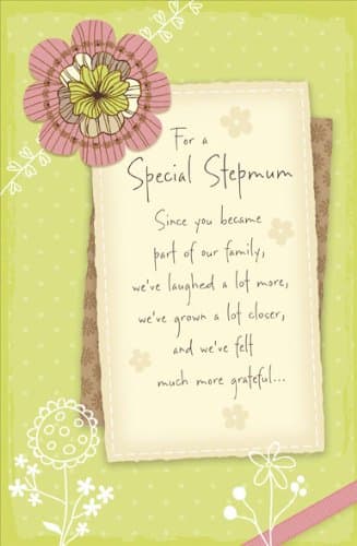 For A Special Stepmum Mother's Day Card