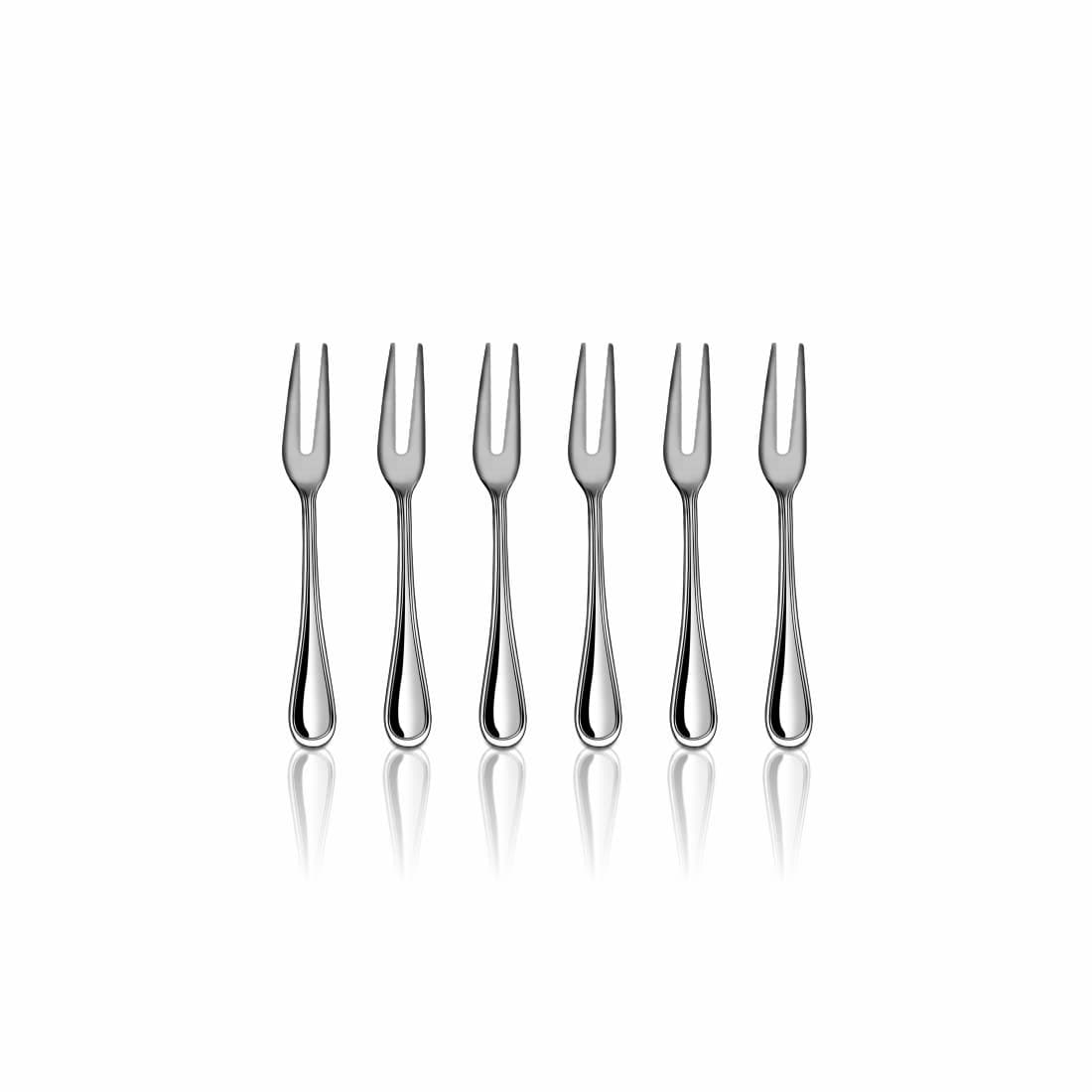 Shri & Sam Stainless Steel Gourmet Fruit Fork, 6 Pieces