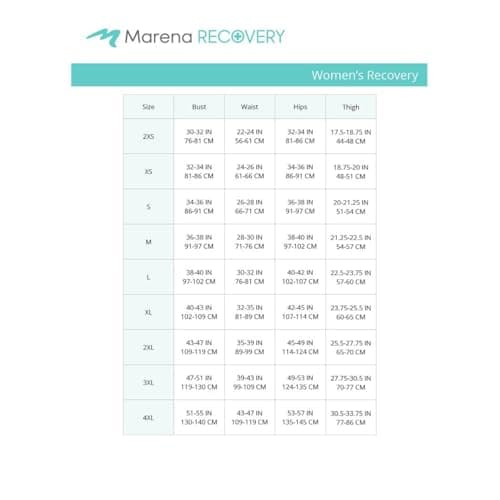 Marena Recovery Mid-Calf-Length Post Surgical Compression Girdle with High-Back