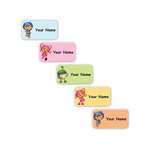 Team Umizoomi™ Personalized Waterproof No-Sew Laundry Safe Stick-on Labels for Clothing (Team Umizoomi™)