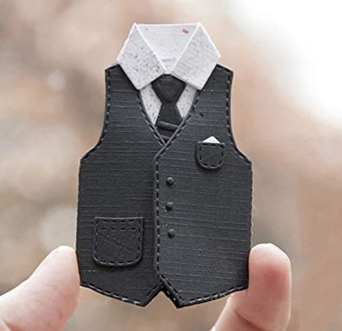 Men's Clothes Metal Cutting Dies, YunTrip Vest Tie Cutting Dies Stencils for DIY Scrapbooking Photo Album Decorative Paper Craft Card Making Supplies