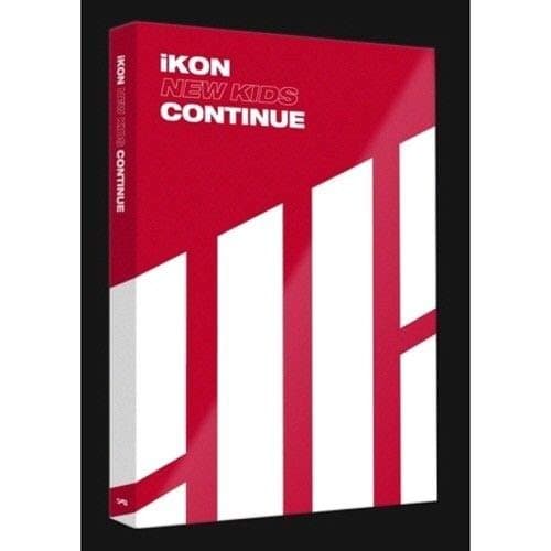 iKON - [New Kids Continue] Album Red Ver CD+88p PhotoBook+1p Accordion Postcard+1p PhotoCard K-POP Sealed Y