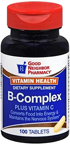 GNP Vitamin Health B-Complex Plus Vitamin C (100 Tablets)