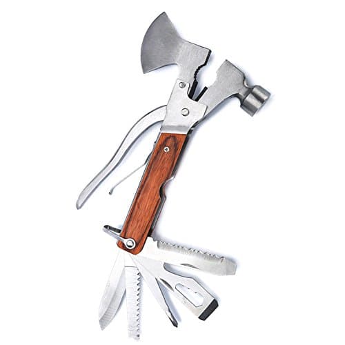 11 in 1 Stainless Steel Multitool Durable Black Oxide, Perfect for Camping, Survival Kit, Outdoors, Car Tool