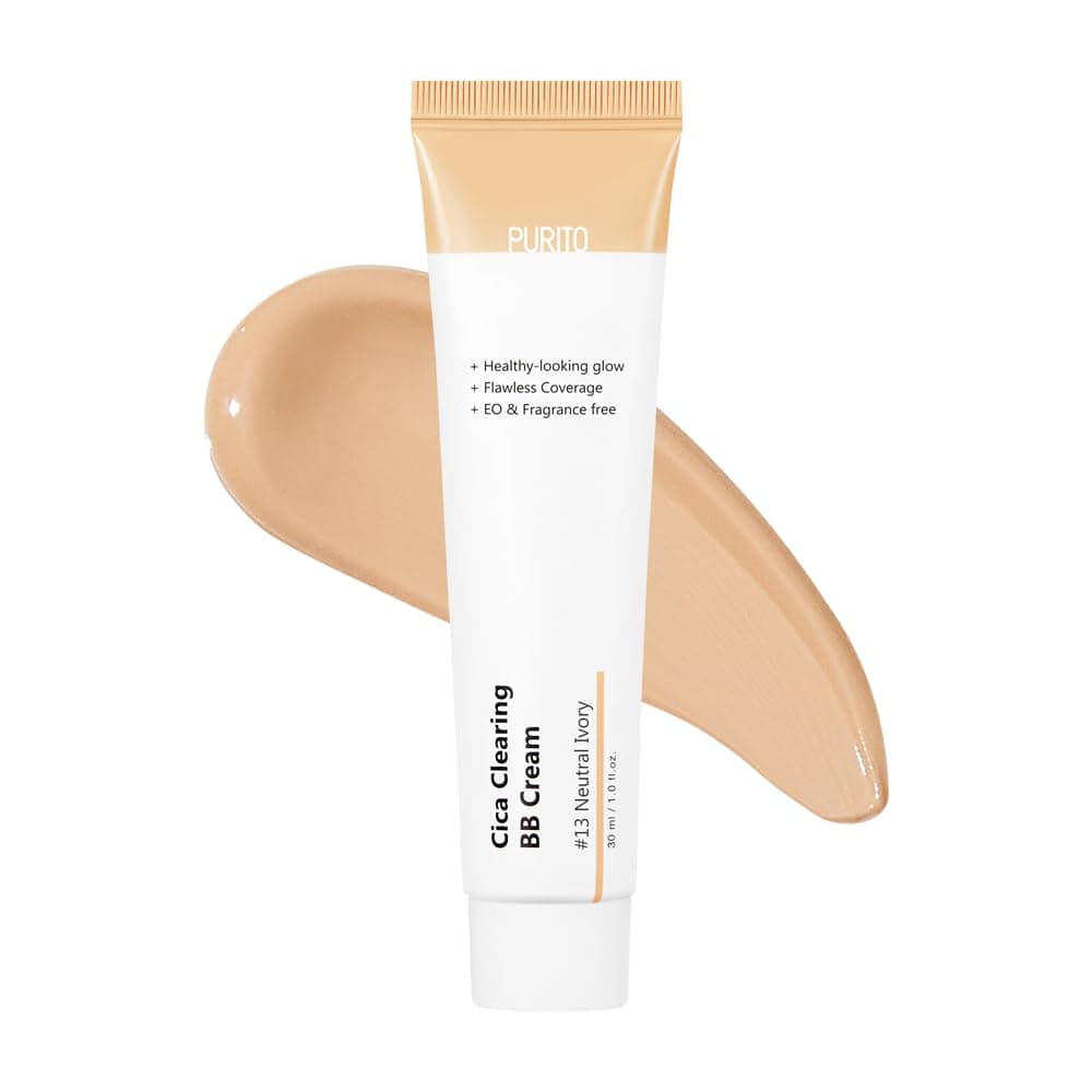 Cica Clearing BB Cream #13 Neutral Ivory 1 fl.oz / 30ml, Vegan bb cream, foundation, cruelty free
