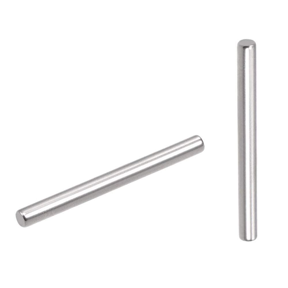 Dowel Pin Stainless Steel Shelf Support Pin Metal Fasten Elements Used On Precise Location by Yesallwas 2mm x 22mm 100 Pcs Sliver