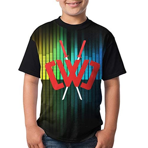Chad Wild Clay Boys and Girls Print T-Shirts, Youth Fashion Tops L