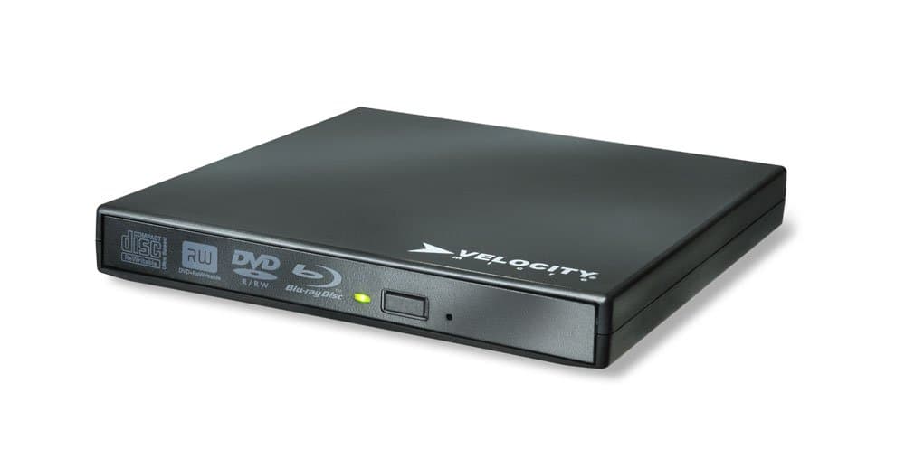 Velocity Micro Blu-Ray Disc External Optical Drive, Black VMbluDrive