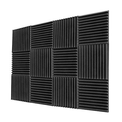 Acoustic Foam Panels 2”x12”x12” Sound Proof Padding Soundproofing Studio Foam Wedges 24 pack