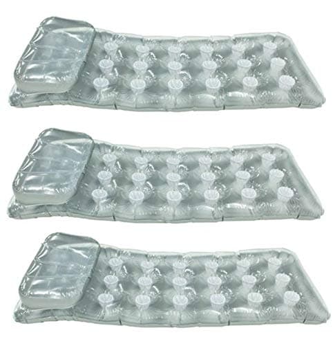 Intex 18-Pocket Mattress Suntanner Pool Lounger w/Headrest (3 Pack) | 58894EP