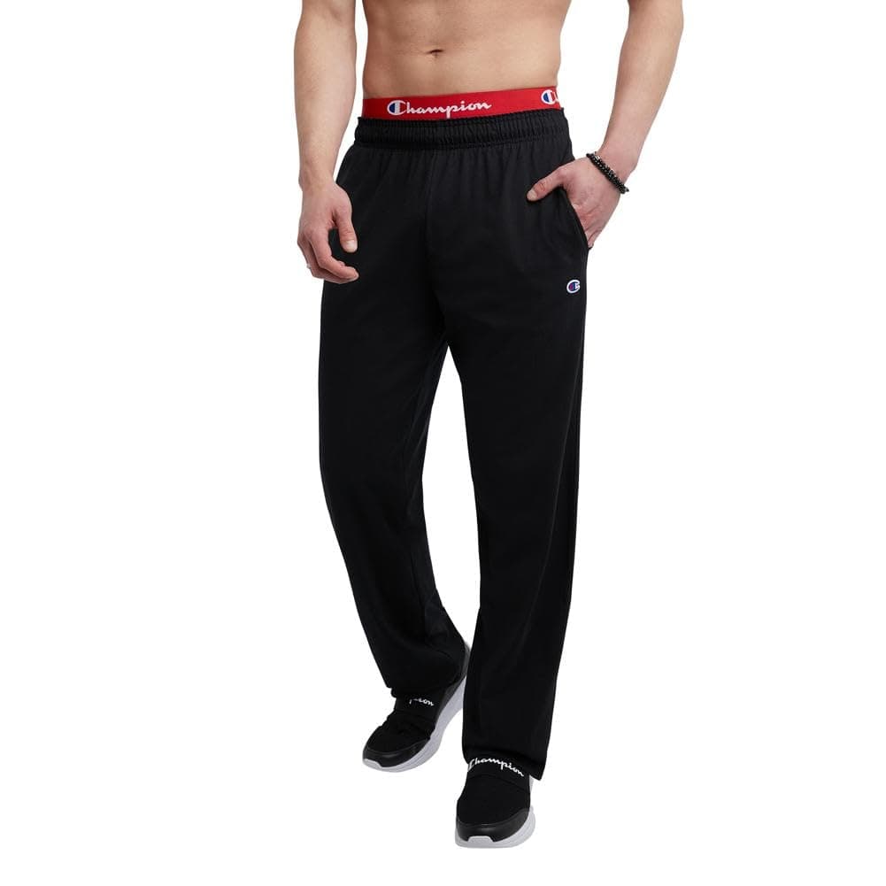 mens Pants, Everyday Cotton Pants for Men, Open Bottom Pants (Reg. Or Big & Tall) Track Pants (pack of 1)