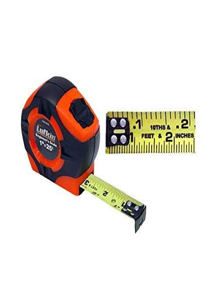 Bon Lufkin PHV1425D Engineer's Power Tape 25'Foot by 1-Inch Hi-Visibility