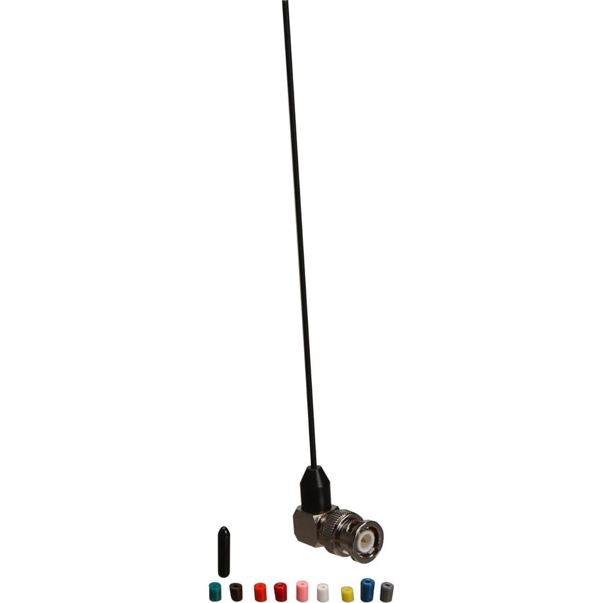Miracle Whip UHF Antenna Kit with SMA Right Angle Connector for Lectrosonics/Zaxcom Receivers or Transmitters, Includes Block Chart, Color Coded Caps