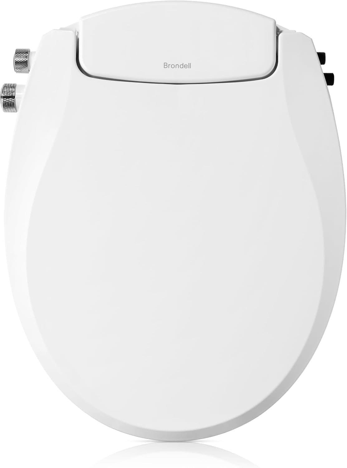 Bidet Toilet Seat Non-Electric Swash Seat, Fits Round Toilets, White – Dual Nozzle System, Ambient Water Temperature – Bidet with Easy Installation