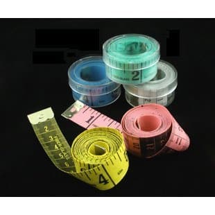 Sparkling Pumpkin 5 Piece 60 Inch Measuring Tape with Case - Tape Measure