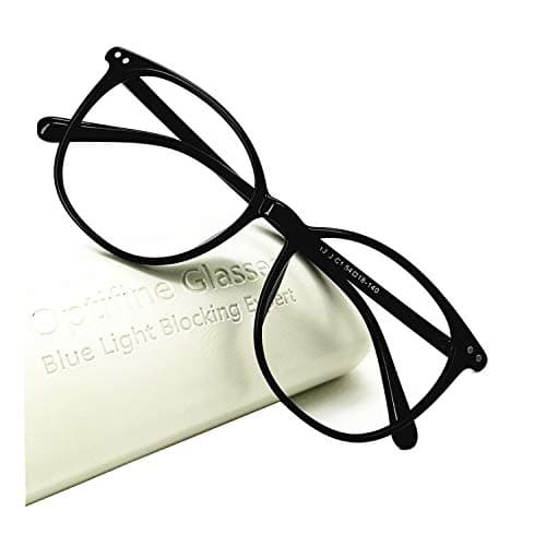 Reading Glasses Anti Blue Light Blocking Reader Oversized Frame for Women Men for Mid Big Face Anti Eyestains