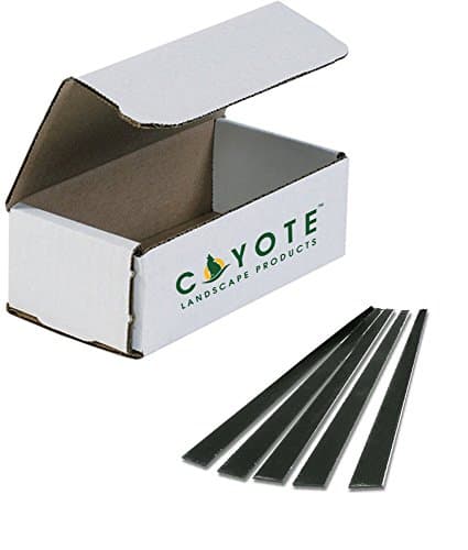 Coyote Landscape Products Steel Additional Stakes (5 Pack), Black