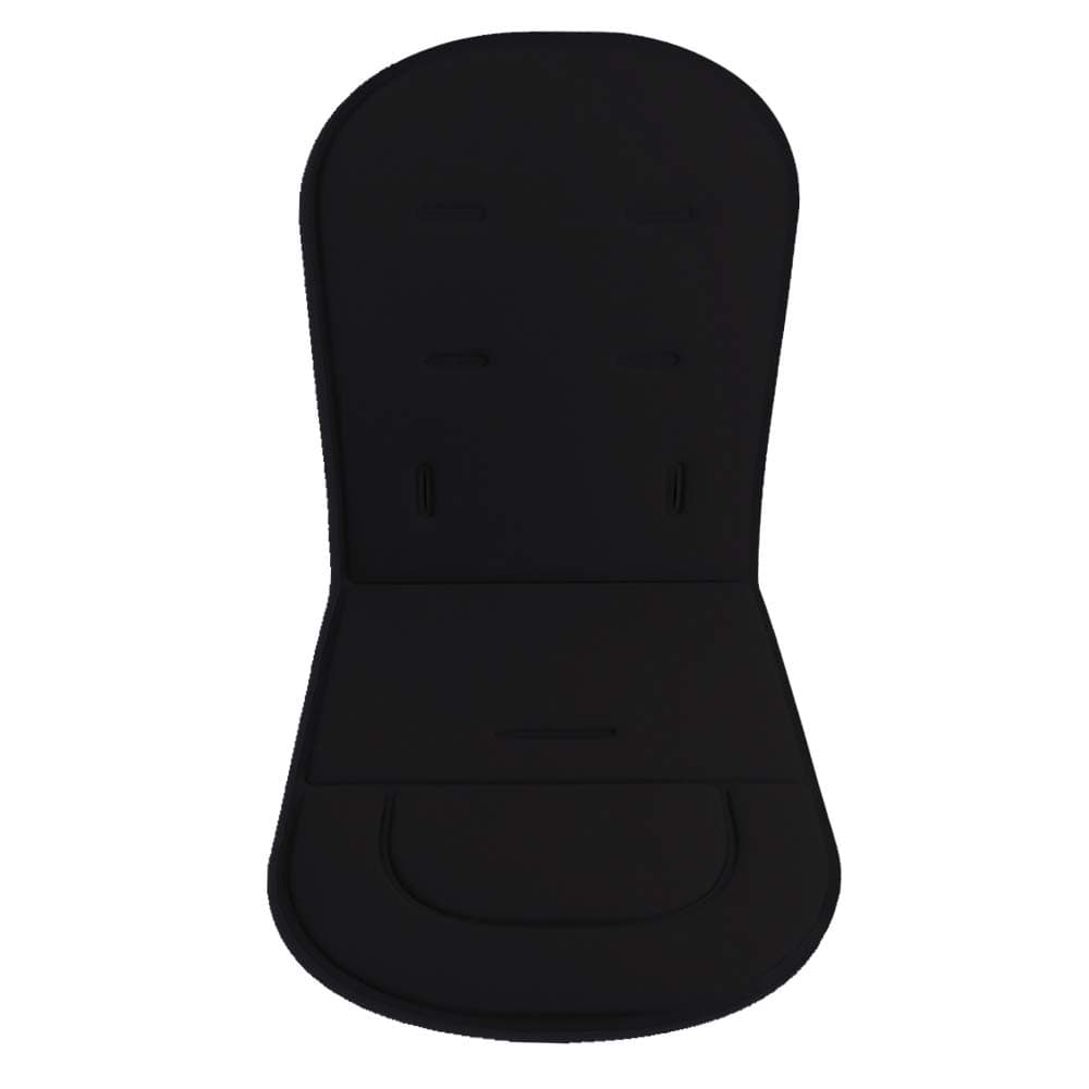 Baby Stroller Cushion Liner Mat Pushchair Pad Car Seat Mat Universal Cover Protector Breathable Soft (Black)
