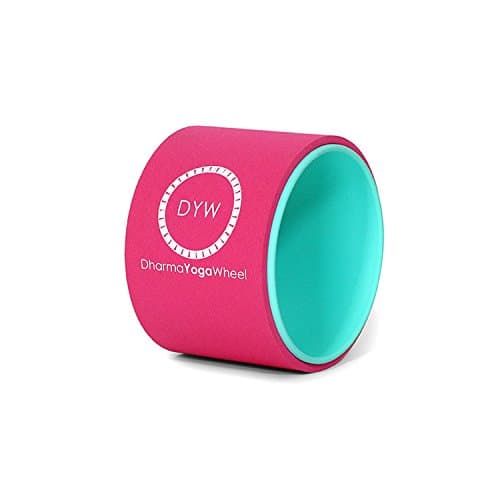 Dharma Yoga Wheel Travel Wheel w/ Free Online Instructional Pictures & Videos | Relieves Pain and Stress in your Back, Hips, Chest, and Shoulders | 100% Satisfaction Guarantee