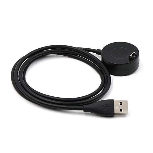 E ECSEM Compatible for Garmin Fenix 5/5S/5X Charger Charging Stand, Charging Dock Station Cradle Holder Accessory with 1m USB Cable for Garmin Fenix 5 Smartwatch (Black)