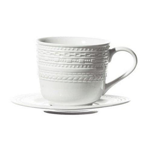 La Porcellana Bianca Casale Coffee Cup with Stand, Set of 6, 3 oz