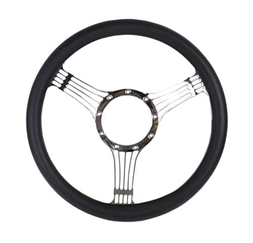 CARACETEK 14" Billet Steering Wheel With PVC Wrap