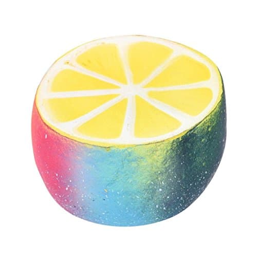 Drfoytg Clearance,Stress Reliever Toys Lemon Squishy Toy Fun Decompression Slow Rising Squeeze Cream Scented Fruits (Multicolor)