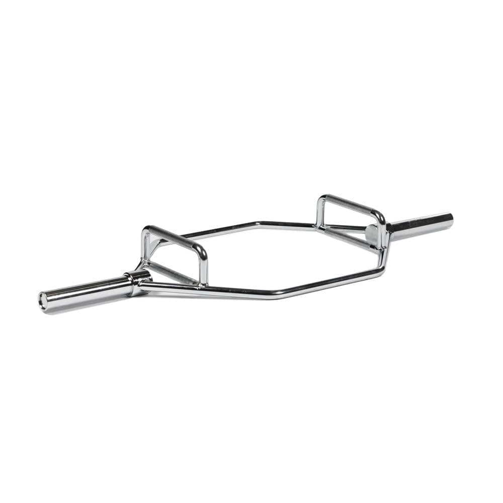 Titan Fitness Hex Trap Bar, Olympic Weightlifting Barbell, Rated 500 LB, Knurled Grips, Reduces Wrist, Back & Shoulder Strain During Deadlifts, Shrugs, Pulls, Bent Over Rows, Squat Jumps