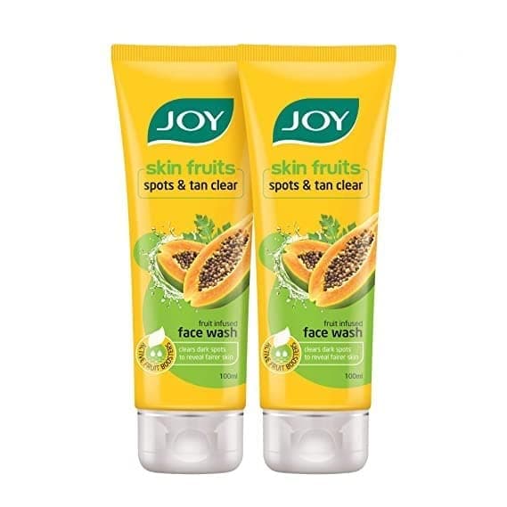 Joy Skin Fruits Spots & Tan Clear Face Wash- (100ml X 2)