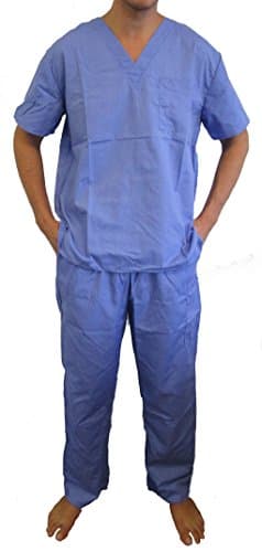 Mens Unisex Scrub Sets Medical Scrubs (V-Neck)