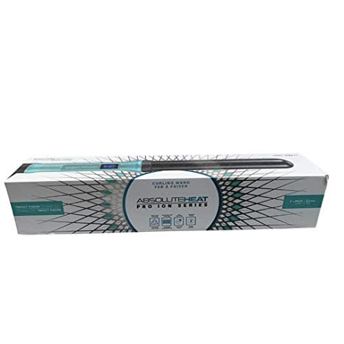 Pro Ion Clipless Curling Wand, 19/32mm, Light Blue