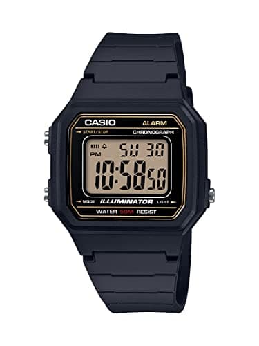 Casio W217H Series | Men’s Digital Watch | 50M WR | 1/100 Second Stopwatch | LED Backlight | Countdown Timer | 100 SEC Chronograph | Daily Alarm | Hourly Time Signal | 7 Year Battery