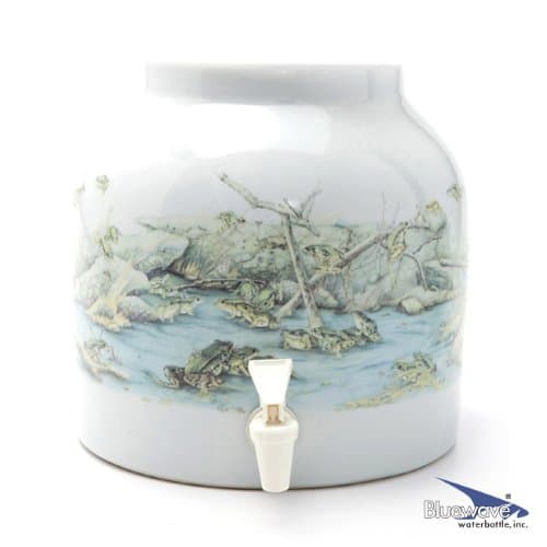 Bluewave The Pond Life Design Beverage Dispenser Crock