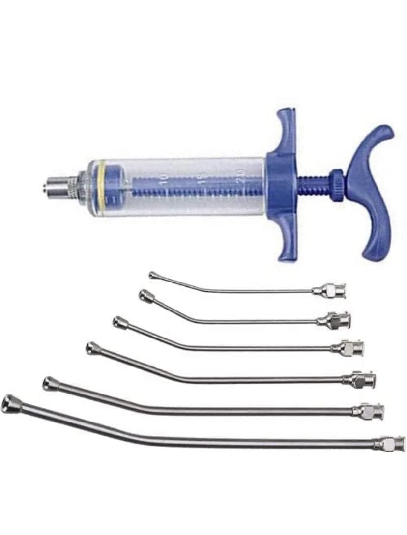 Hand Feeding Syringe with Stainless Steel Needle for Birds & Pets (Finch & Canary -100 Ml Syringe with 18 G Needle)